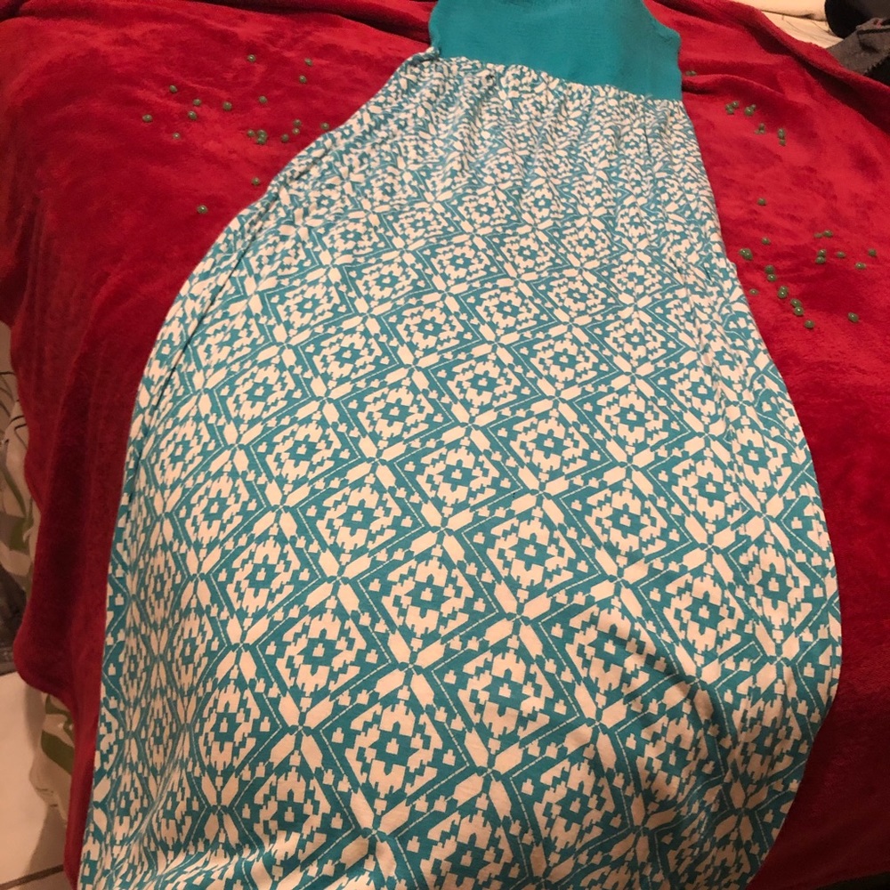 Strapless long dress